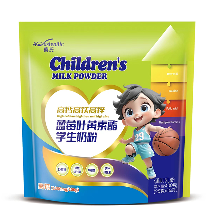 400克藍(lán)莓葉黃素脂學(xué)生奶粉