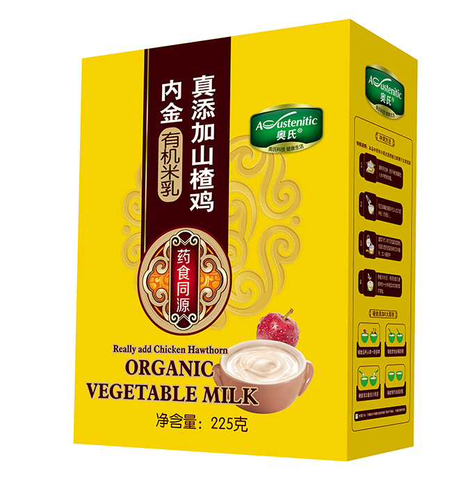 225克真添加山楂雞內(nèi)金有機(jī)米乳